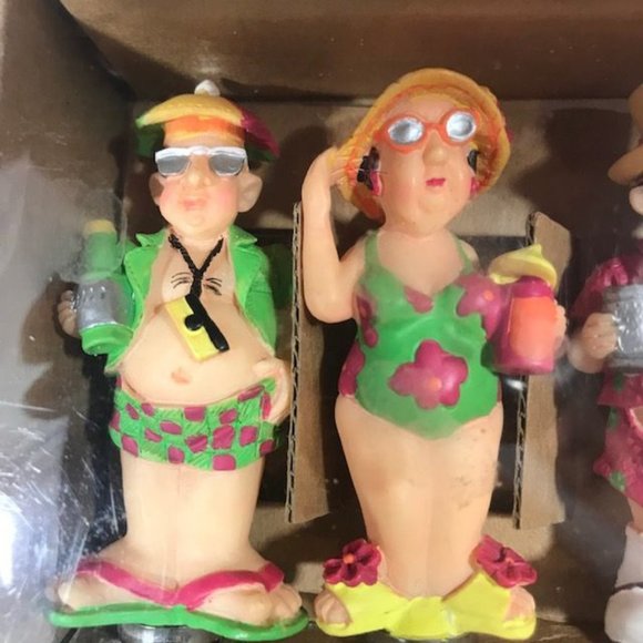 NWOT Set of 4 Boston Warehouse Beach Folk Stainless Steel Spreaders Knives - Picture 2 of 9